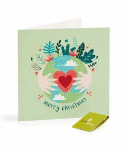 Biglietto natalizio in carta riciclata (FSC100%)